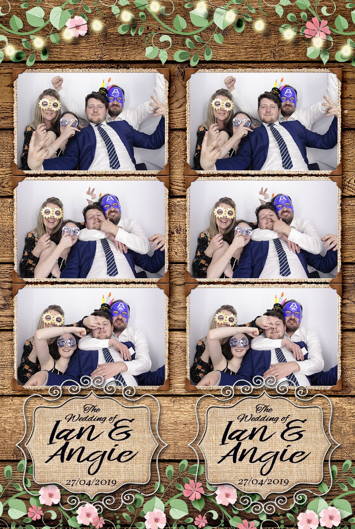 Ian & Angie’s wedding  | View more photos from the event at gallery.myphotoboothexperience.co.uk/u/MyPhotoBoothExperienceLtd/Ian-Angie’s-wedding